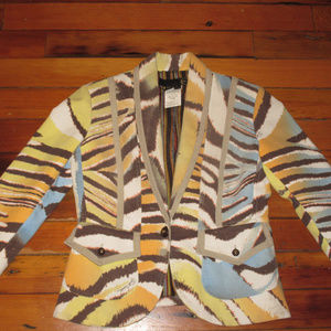 Rare Just Cavalli Tiger Print Jacket Retail $795